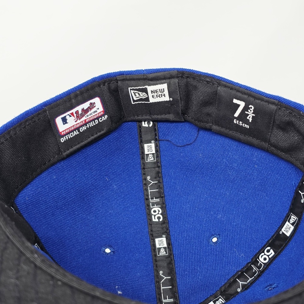 New Era Chicago Cubs 59FIFTY Fitted Hat Blue Glitter 7 3/4 MLB Baseball Cap - Picture 6 of 7